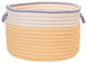 Colonial Mills Basket, The Band Storage Bins Yellow and Purple Round