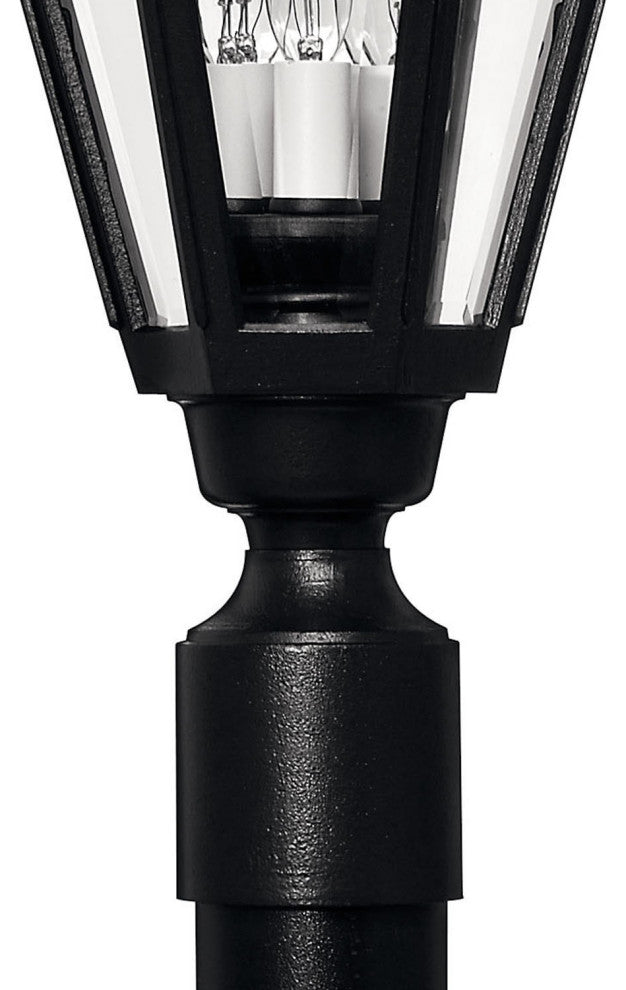 Hinkley Lighting H1441 Manor House 3 Light 22\" Tall Post Light - Black