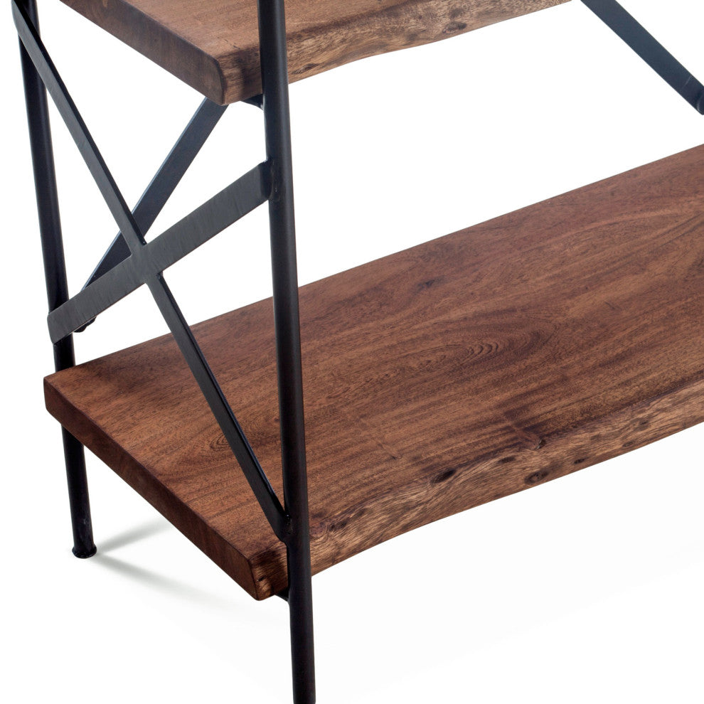 Blayne 78-Inch Tall Live Edge Bookshelf