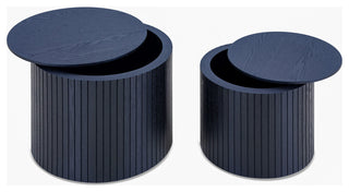 Gewnee Coffee table set Living room/lounge area, black