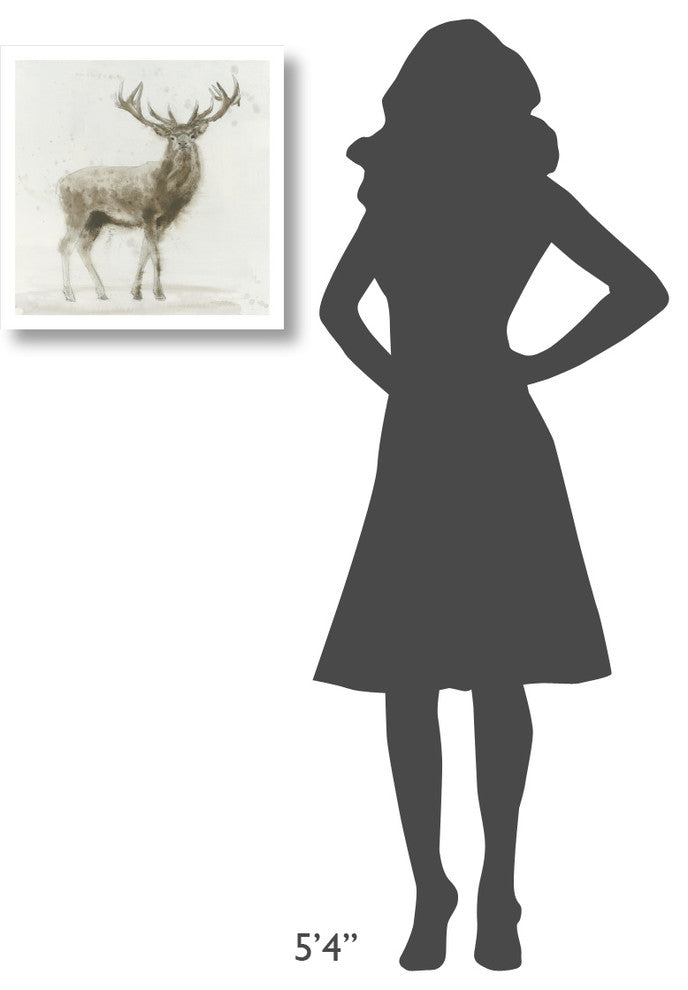 "Stag v.2" Digital Paper Print by James Wiens, 20"x20"