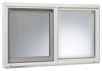 32x18 Vinyl Left, Hand Sliding Window with Dual Pane Insulated Glass