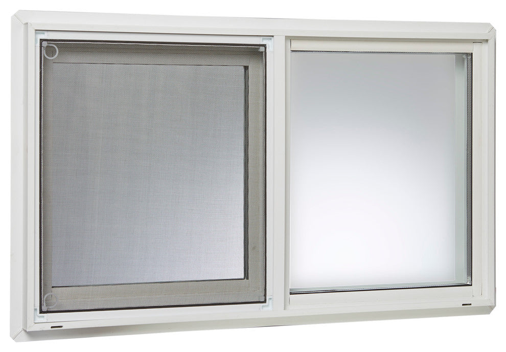 32x18 Vinyl Left, Hand Sliding Window with Dual Pane Insulated Glass