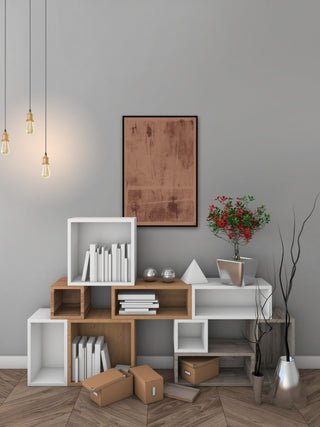 "Extreme Portion" Floater Framed Painting Print on Canvas