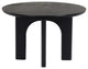 Safavieh Couture Olivetta Round Wood Dining Table, Black