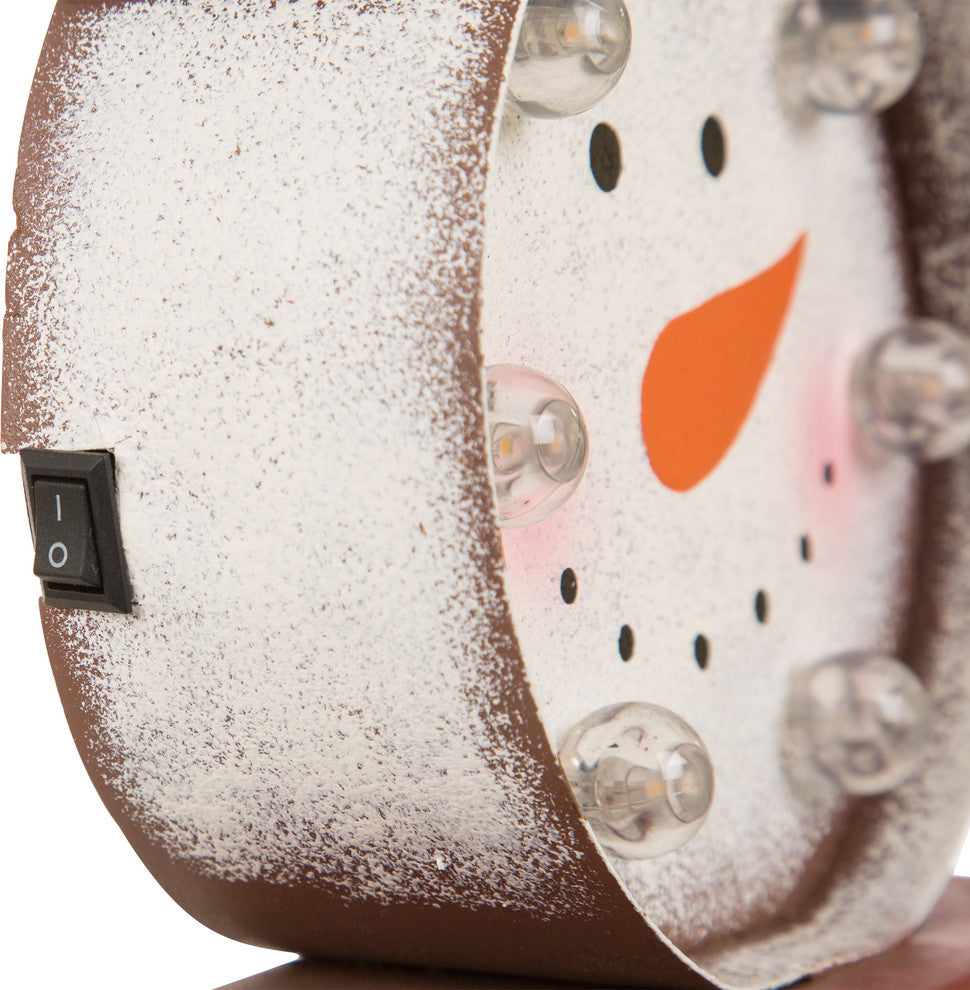 Marquee LED Snowman Head Stocking Holder