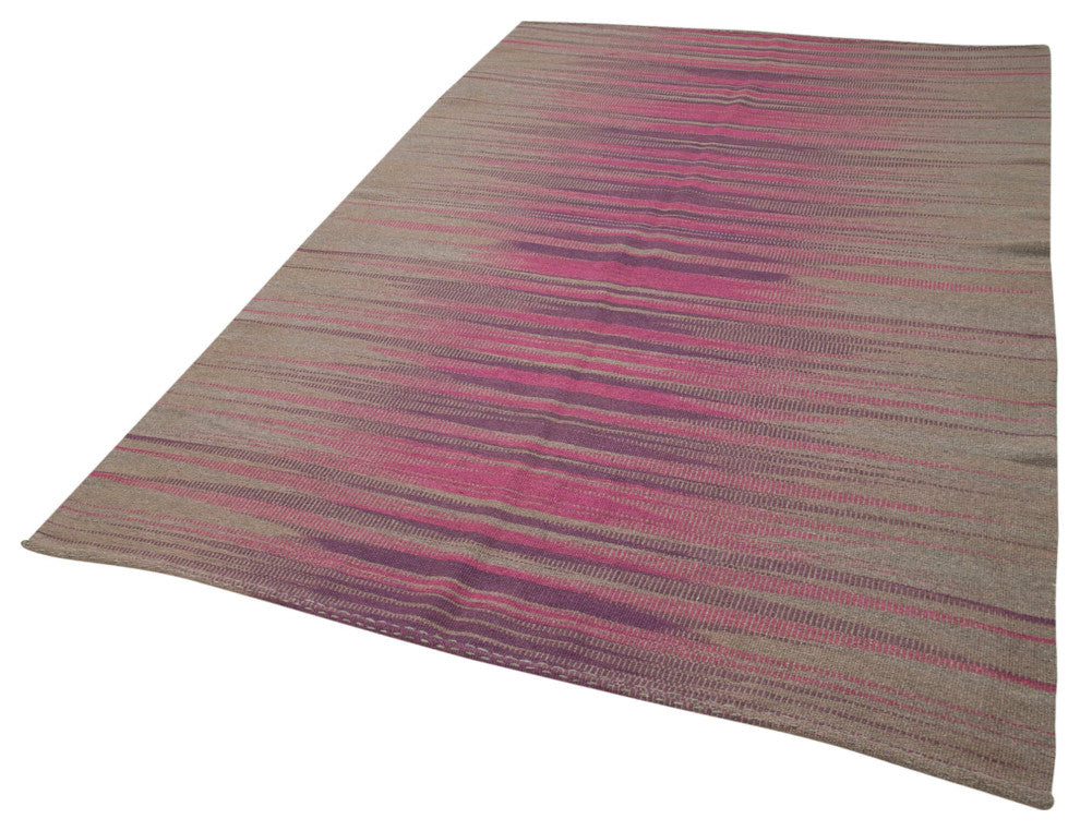 Rug N Carpet - Hand-knotted Oriental 5' 10'' x 8' 4'' Flatweave Wool Kilim Rug