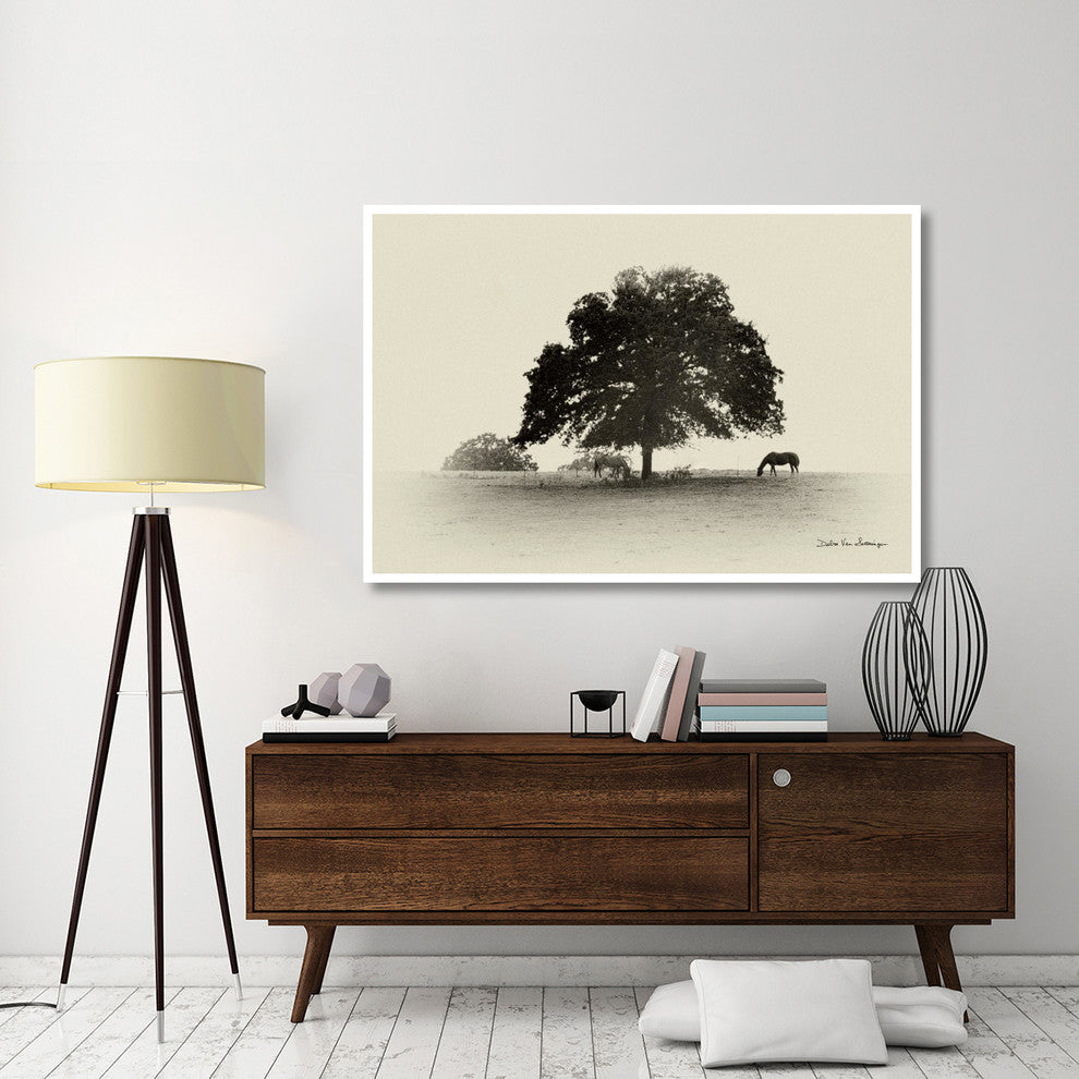 "Horses and Trees I" Digital Paper Print by Debra Van Swearingen, 62"x42"