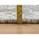 Gray Wool and Silk Broken Persian Design Hand Knotted XL Runner Rug, 2'7"x20'0"