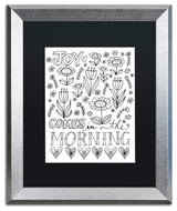 Elizabeth Caldwell 'Joy in the Morning' Art, Silver Frame, Black Mat, 16x20