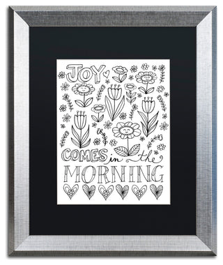 Elizabeth Caldwell 'Joy in the Morning' Art, Silver Frame, Black Mat, 16x20