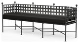 Provence Spectrum Carbon Outdoor Garden Bench
