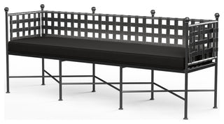Provence Spectrum Carbon Outdoor Garden Bench