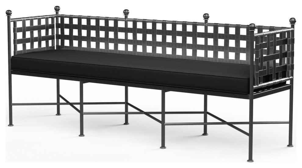 Provence Spectrum Carbon Outdoor Garden Bench