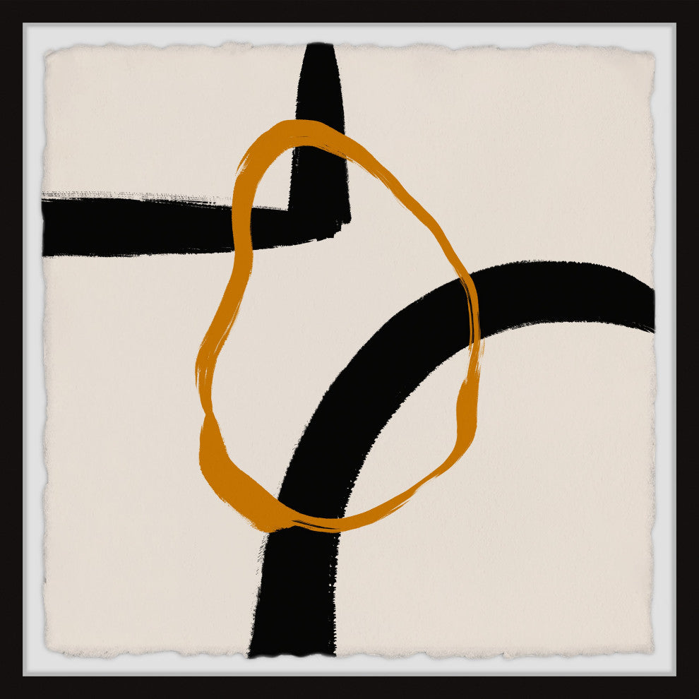 "Direct Link" Framed Painting Print, 32x32
