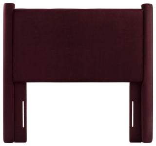 Rael Performance Velvet Twin Headboard, Mulberry