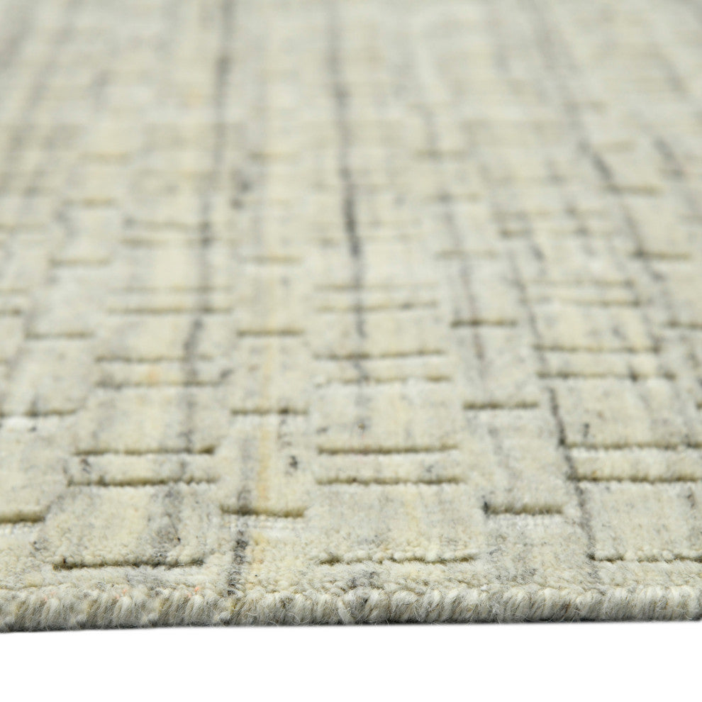 Houston Aliya Area Rug, Beige, 5' x 7'6", Geometric