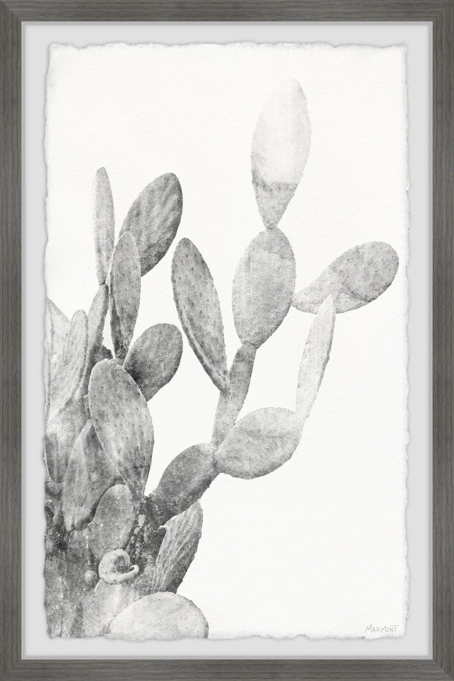 "Prickly Bloom" Framed Painting Print, 24x36