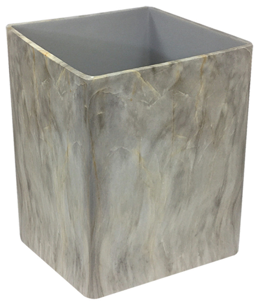 nu steel Stone Hedge Resin Wastebasket