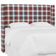 Maxwell King Wingback Headboard, Stewart Dress Multi