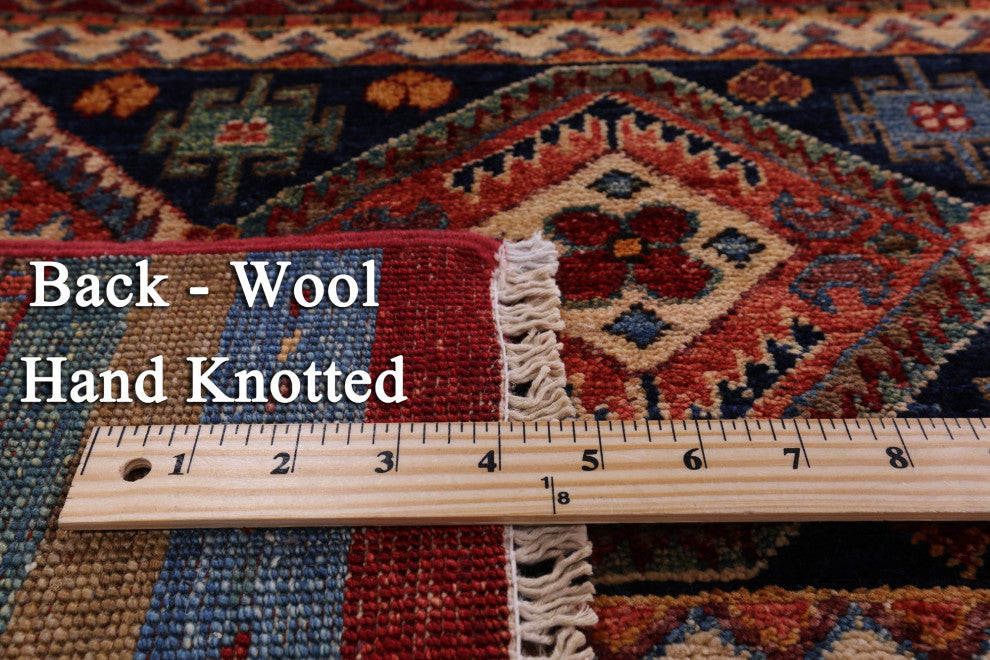 10' 0" X 12' 10" Super Kazak Khorjin Hand-Knotted Rug Q5239