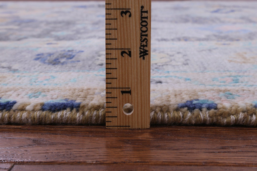 8' 2" X 9' 10" Turkish Oushak Hand Knotted Wool Rug - Q15388
