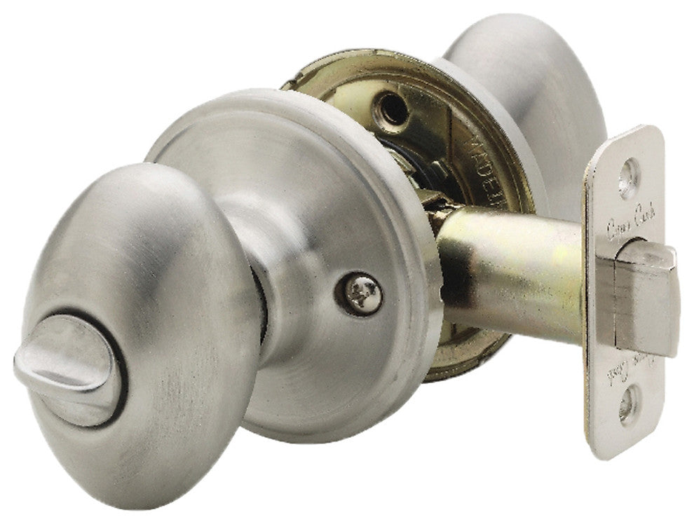 Privacy Knob, Satin Stainless