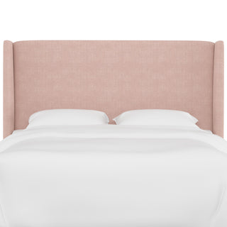 Maxwell Cal King Square Wingback Headboard, Zuma Rosequartz