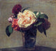 Henri Fantin-Latour Flowers in a Vase, 20"x25" Wall Decal Print