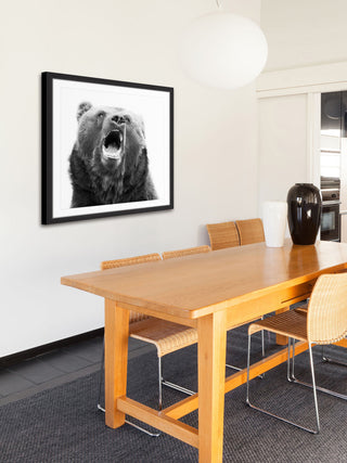 "Hear Me Roar" Framed Painting Print, 24x24