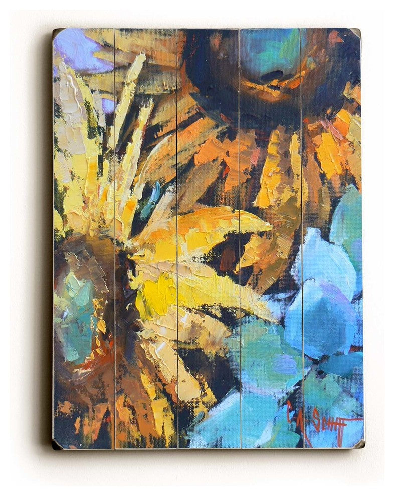Sunflowers Wooden Sign
