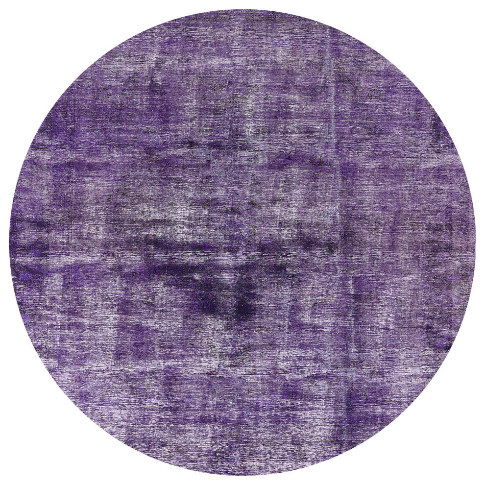 Ahgly Company Indoor Round Mid-Century Modern Area Rugs, 8' Round