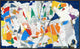 Indian Summer, 78.25"x48.25", Espresso Natural Wood Gallery Floater