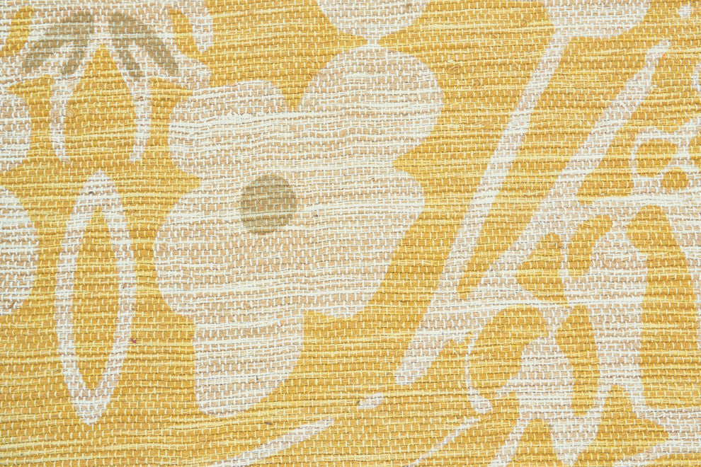 Weave & Wander Coronado Rug, Yellow, 8'x11'