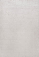 Haze Solid Low-Pile Runner Rug, Ivory, 3 X 5