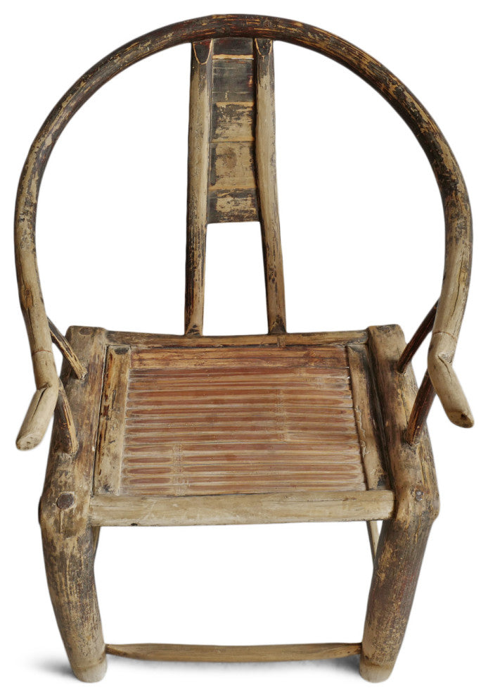 Consigned Horseshoe Back Village Chair
