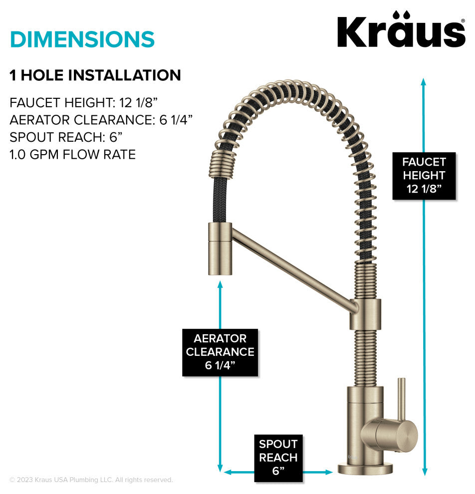 Bolden 1-Handle Drinking Water Filter Faucet for Water Filtration System, SFACB