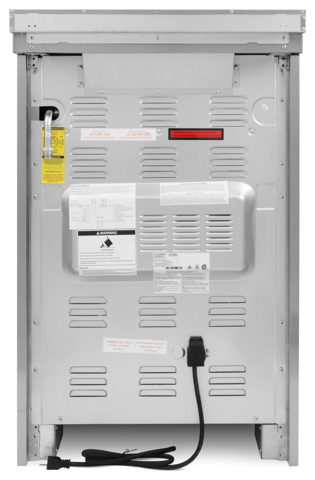 24" Single Oven Pro Style Gas Range With 4 Burner Cooktop