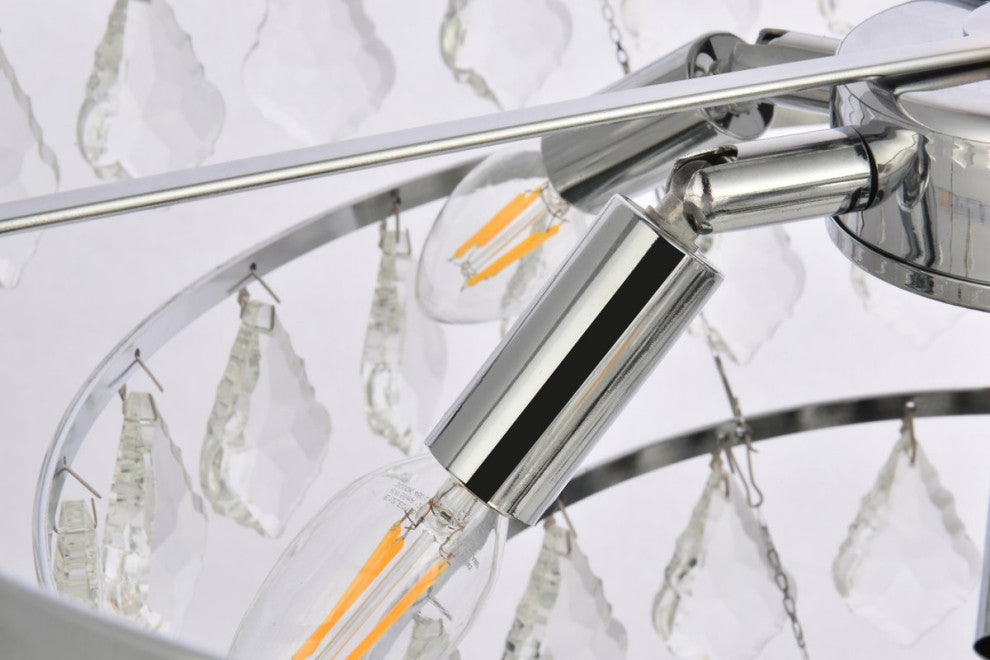 Evan 20" Pendant, Chrome