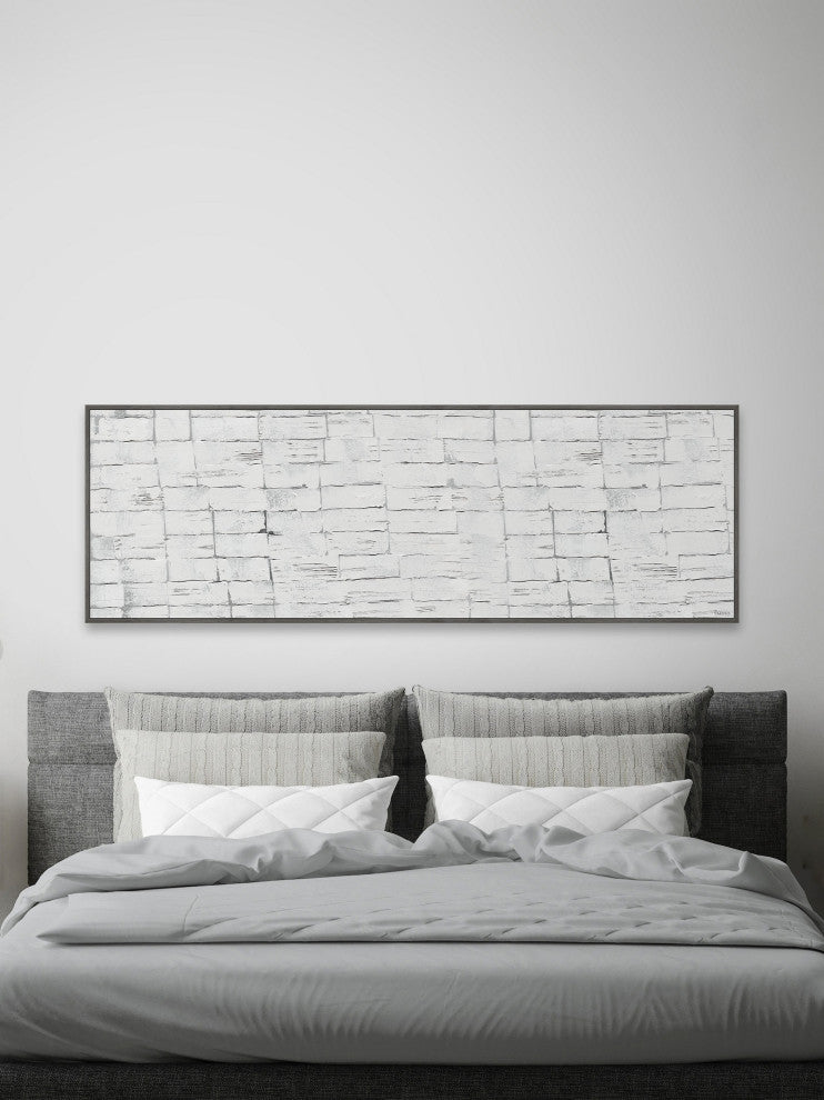 "Fair Division" Floater Framed Painting Print on Canvas, 45x15