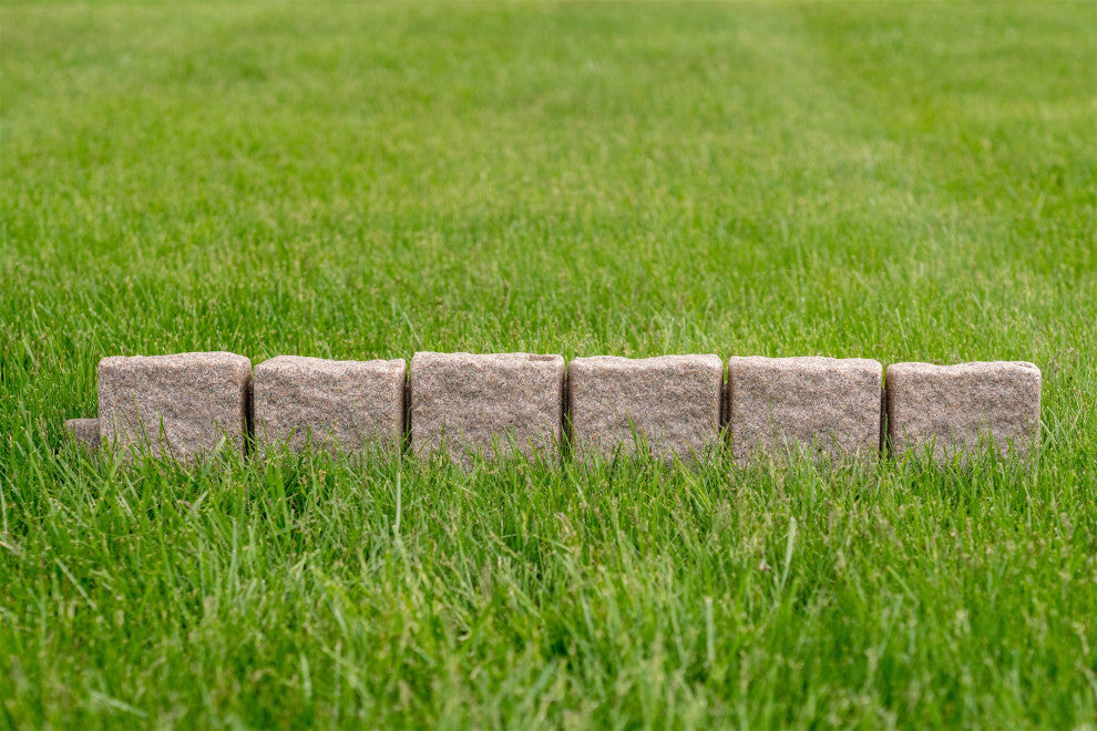 Garden Elements True Form Plastic Sandstone Flex-Wall Landscape Edging, 4 Foot S