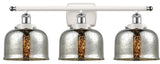 Innovations 916-3W-WPC-G78 3-Light Bath Vanity Light, White, Polished Chrome