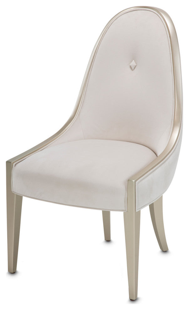 London Place Dining Side Chair - Creamy Pearl