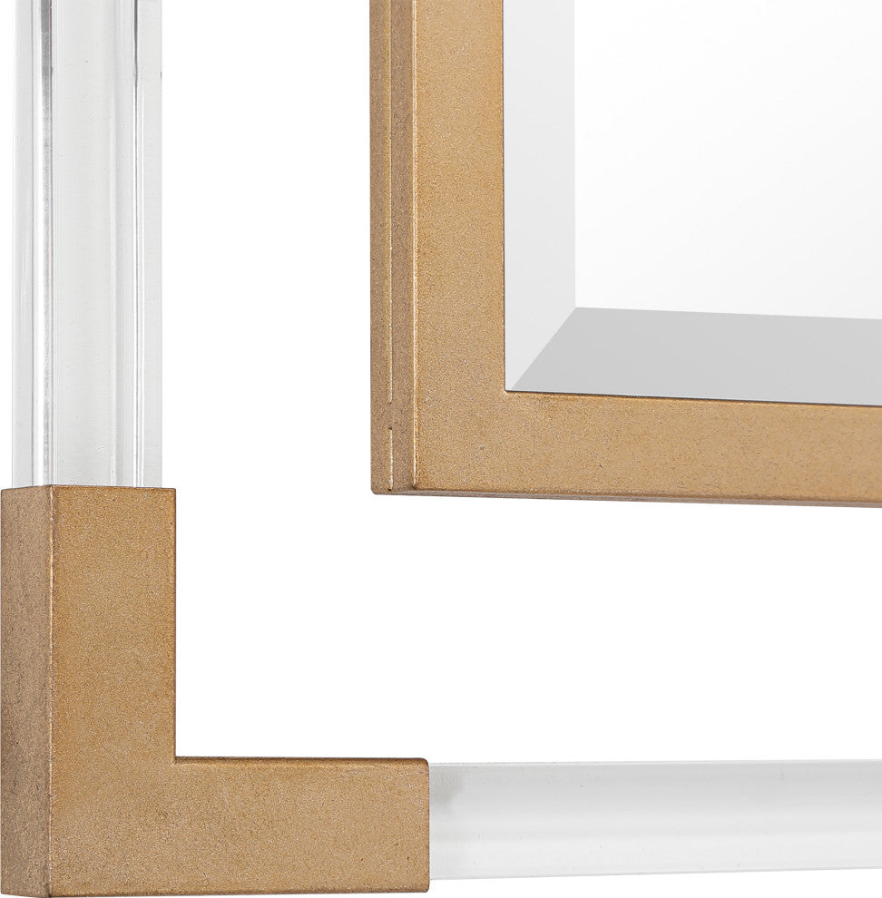 Uttermost Balkan Golden Square Mirror