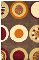 Safavieh Soho Soh835A Rug, Brown/Multi, 6'0"x6'0" Square