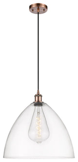 Innovations 516-1P-AC-GBD-162 1 Light Pendant, Antique Copper