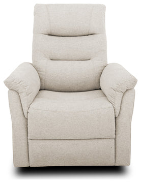 Sealy Posturepedic Amber Power Lift Assist Recliner, Adjustable Leg Rest, Off-White