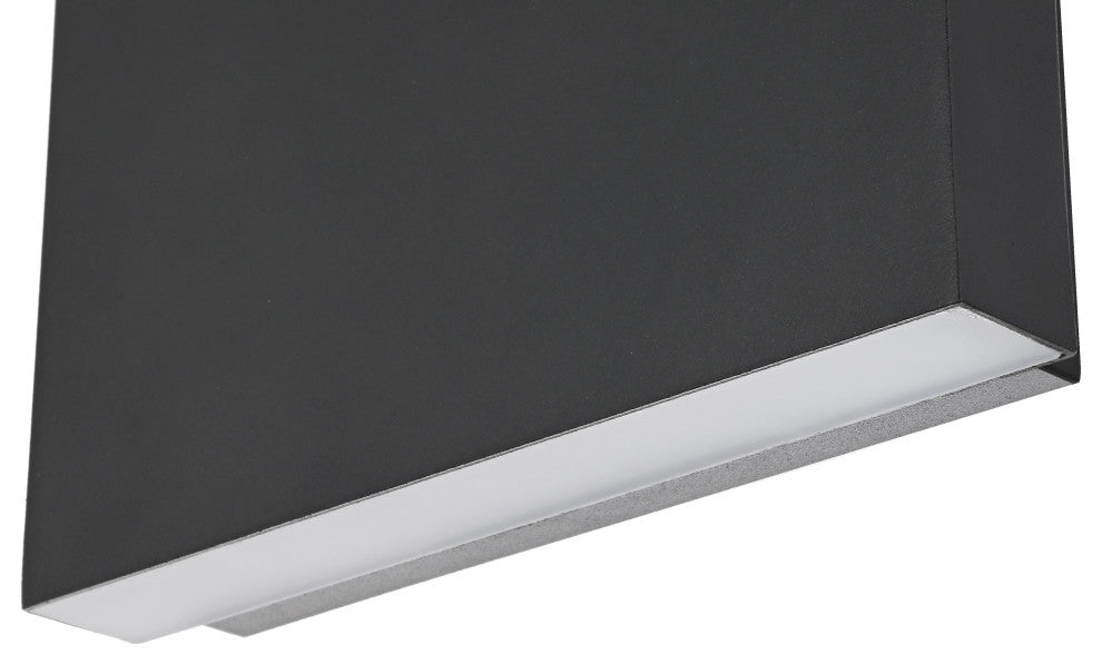 Home Living 8.5" Outdoor Wall Sconce, Black