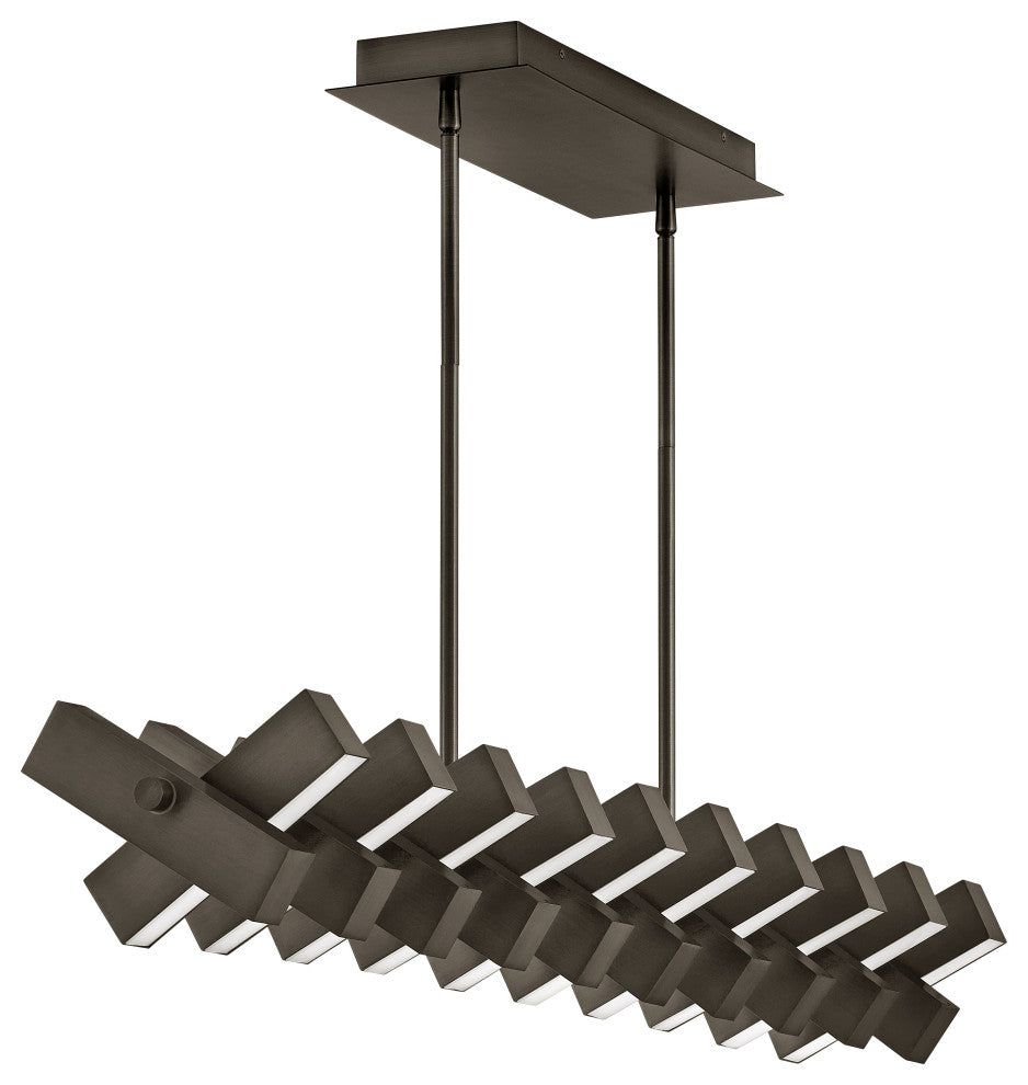 Fredrick Ramond Stitch Medium Adjustable Led Linear, Painted Black Oxide