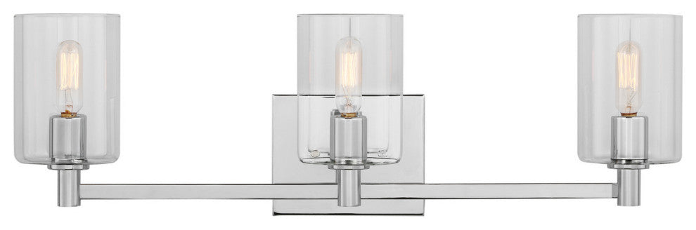 Fullton 3-Light Bath Vanity, Chrome